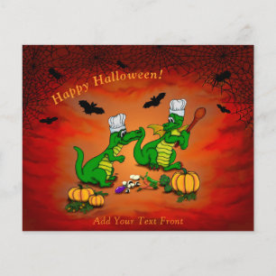 Drache - Frohes Halloween ! Heute werde ich kochen Flyer