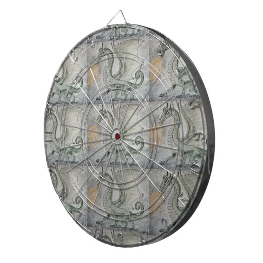 Drache für das Feueratmen Dartscheibe (Vorderseite rechts)