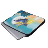 Drache für das Feueratmen Laptopschutzhülle (Vorne Knopf)