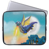 Drache für das Feueratmen Laptopschutzhülle (Vorderseite)