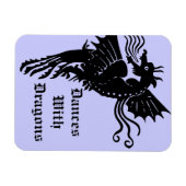 Drache für das Feueratmen Magnet (Horizontal)