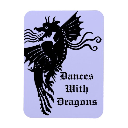 Drache für das Feueratmen Magnet (Vertikal)