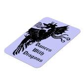 Drache für das Feueratmen Magnet (Linke Seite)