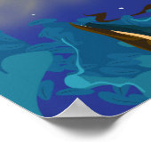 Drache für das Feueratmen Poster (Ecke)