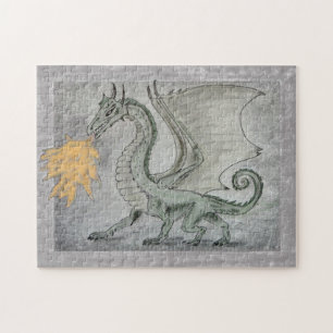 Drache für das Feueratmen Puzzle