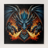 Drache für das Feueratmen Puzzle (Vertikal)