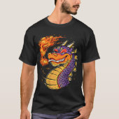Drache für das Feueratmen T-Shirt (Vorderseite)