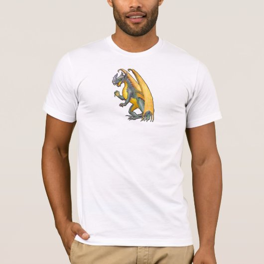 Drache für das Feueratmen T-Shirt (Vorderseite)