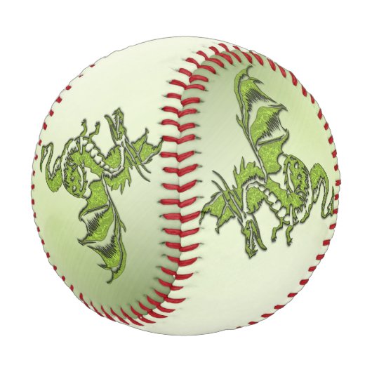 Drache für grüne Kämpfe Baseball (Schrägansicht)