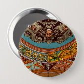 Drache & Gargoyles Knopf Button (Vorne & Hinten)