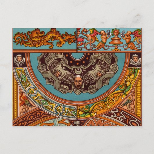 Drache & Gargoyles Postkarte (Vorderseite)