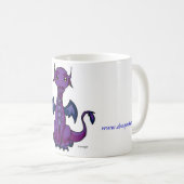 Drache, Gefühlsblau? Kaffeetasse (VorderseiteRechts)