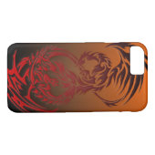 Drache GEGEN Phoenix iPhone 7 Fall Case-Mate iPhone Hülle (Rückseite (Horizontal))