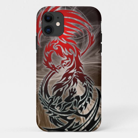 Drache GEGEN Phoenix iphone Fall Case-Mate iPhone Hülle (Rückseite)
