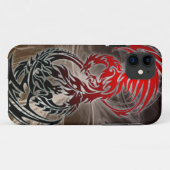 Drache GEGEN Phoenix iphone Fall Case-Mate iPhone Hülle (Rückseite (Horizontal))