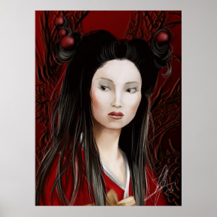 Drache-Geisha Poster