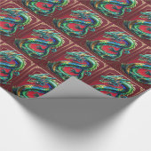 Drache Geschenkpapier (Ecke)