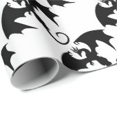 DRACHE GESCHENKPAPIER (Rolleneckpunkt)
