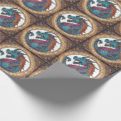 Drache Geschenkpapier (Ecke)