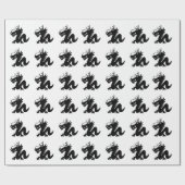 Drache Geschenkpapier (Flach)