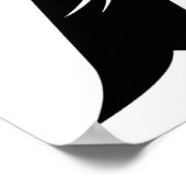 Drache gestalteter Buchstabe A, Drachenalphabet, M Poster (Ecke)