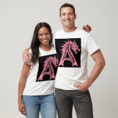 Drache gestalteter Buchstabe A, Drachenalphabet, M T-Shirt (Unisex)