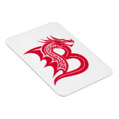 Drache gestalteter Buchstabe B, Drachenalphabet, M Magnet (Rechte Seite)
