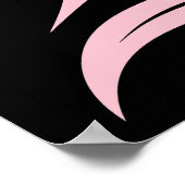 Drache gestalteter Buchstabe B, Drachenalphabet, M Poster (Ecke)