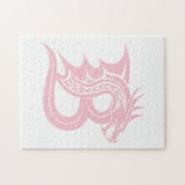 Drache gestalteter Buchstabe B, Drachenalphabet, M Puzzle (Horizontal)