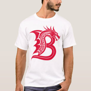 Drache gestalteter Buchstabe B, Drachenalphabet, M T-Shirt
