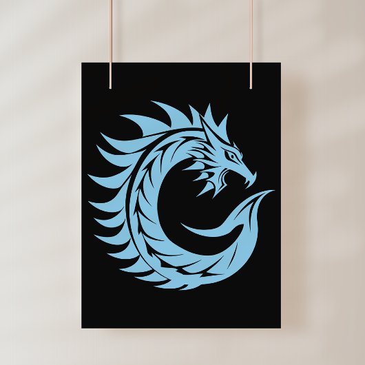 Drache gestalteter Buchstabe C, Drachenalphabet, M Fotodruck