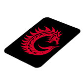 Drache gestalteter Buchstabe C, Drachenalphabet, M Magnet (Linke Seite)
