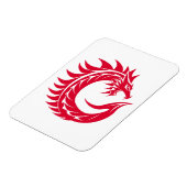 Drache gestalteter Buchstabe C, Drachenalphabet, M Magnet (Linke Seite)