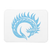 Drache gestalteter Buchstabe C, Drachenalphabet, M Magnet (Horizontal)