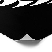 Drache gestalteter Buchstabe C, Drachenalphabet, M Poster (Ecke)