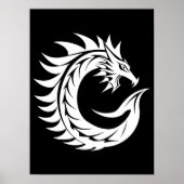 Drache gestalteter Buchstabe C, Drachenalphabet, M Poster (Vorne)