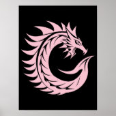 Drache gestalteter Buchstabe C, Drachenalphabet, M Poster (Vorne)
