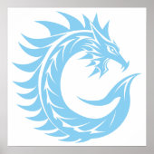 Drache gestalteter Buchstabe C, Drachenalphabet, M Poster (Vorne)