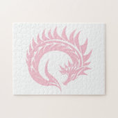 Drache gestalteter Buchstabe C, Drachenalphabet, M Puzzle (Horizontal)