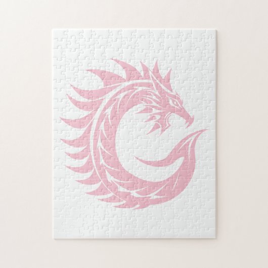 Drache gestalteter Buchstabe C, Drachenalphabet, M Puzzle (Vertikal)