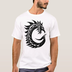 Drache gestalteter Buchstabe C, Drachenalphabet, M T-Shirt
