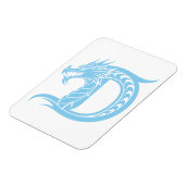 Drache gestalteter Buchstabe D, Drachenalphabet, M Magnet (Linke Seite)