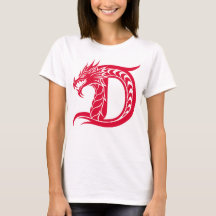 Drache gestalteter Buchstabe D, Drachenalphabet, M