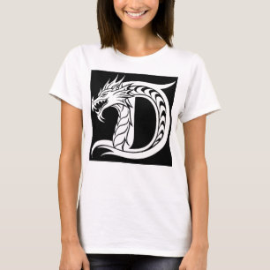 Drache gestalteter Buchstabe D, Drachenalphabet, M T-Shirt