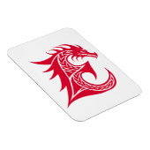 Drache gestalteter Buchstabe E, Drachenalphabet, M Magnet (Rechte Seite)