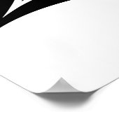 Drache gestalteter Buchstabe E, Drachenalphabet, M Poster (Ecke)