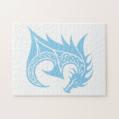Drache gestalteter Buchstabe E, Drachenalphabet, M Puzzle (Horizontal)