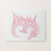 Drache gestalteter Buchstabe E, Drachenalphabet, M Puzzle (Horizontal)