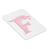 Drache gestalteter Buchstabe F, Drachenalphabet, M Magnet (Rechte Seite)