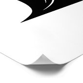 Drache gestalteter Buchstabe F, Drachenalphabet, M Poster (Ecke)